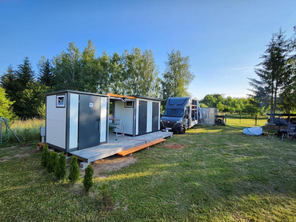 Zahrada ubytování Mazury Kemp Jedwabno