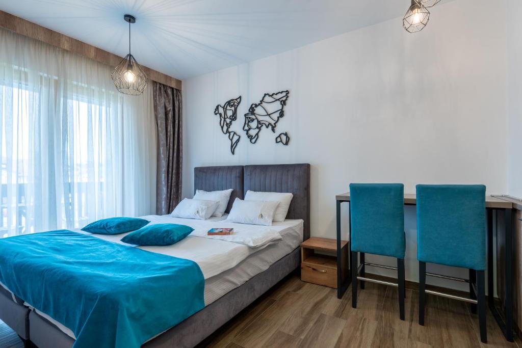 Krevet ili kreveti u jedinici u okviru objekta Hotel Agape