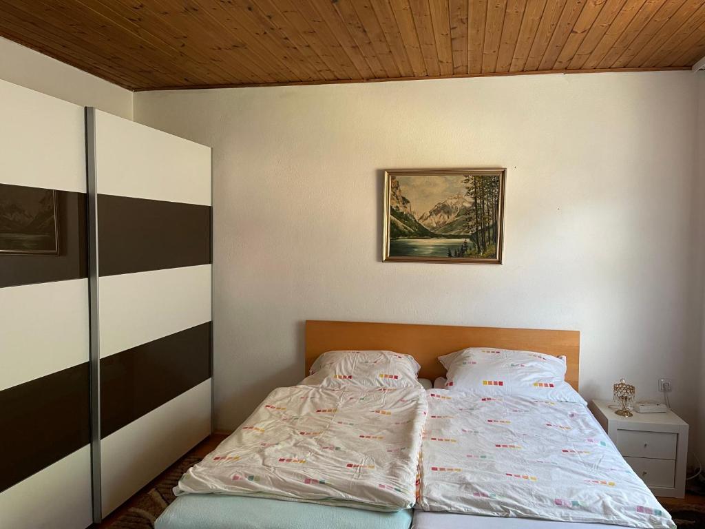 Postel nebo postele na pokoji v ubytování Wohnung 5min von Leoben entfernt