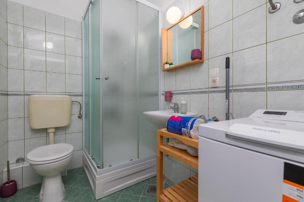 Koupelna v ubytování Apartments Ljiljana