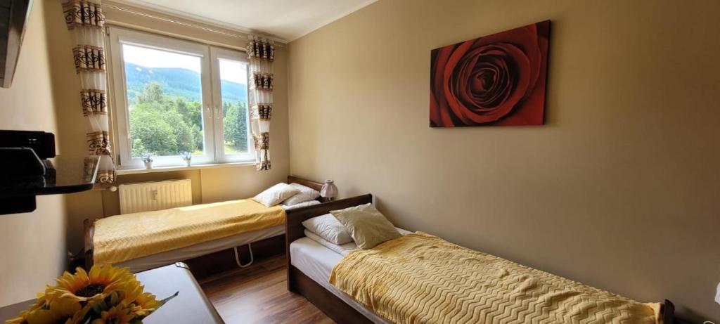 Posteľ alebo postele v izbe v ubytovaní APARTAMENT RELAX