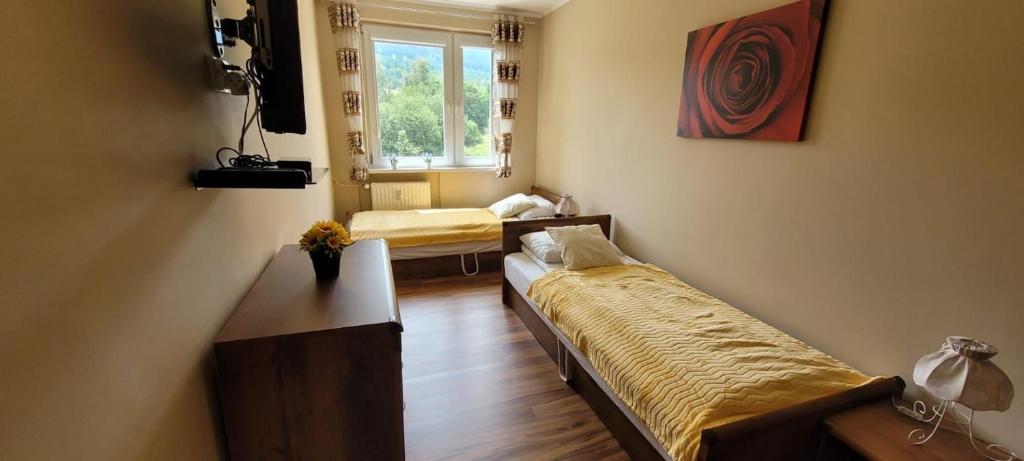 Televízia a/alebo spoločenská miestnosť v ubytovaní APARTAMENT RELAX