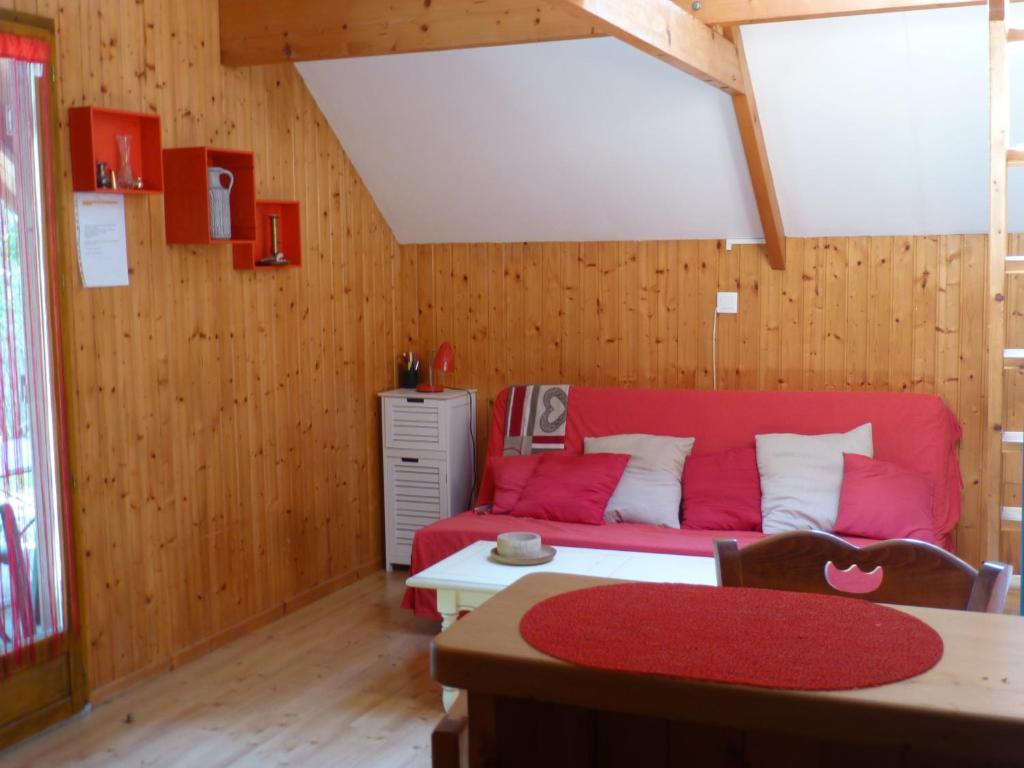 Posezení v ubytování Gîte du Colombier
