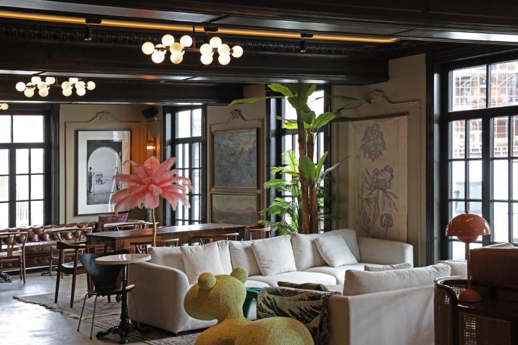 Posezení v ubytování Hotel Akureyri