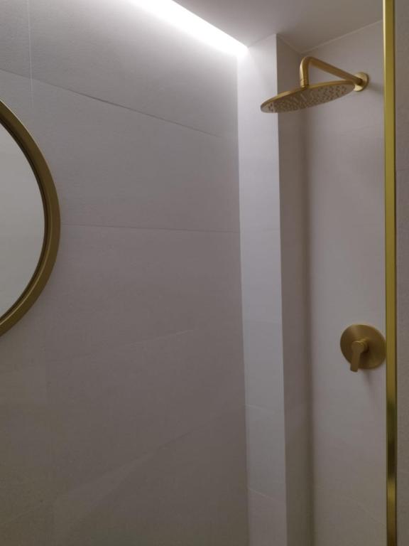 Koupelna v ubytování Plaza Rooms