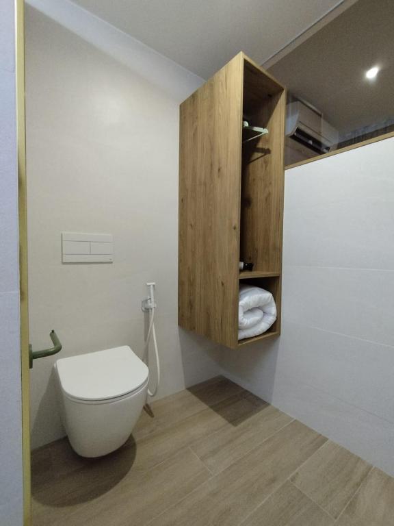 Koupelna v ubytování Plaza Rooms