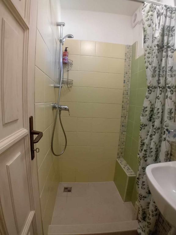Koupelna v ubytování Edi apartman