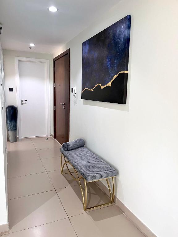 Posezení v ubytování Luxurious 2 bedroom Beachfront Apartment - direct seaview