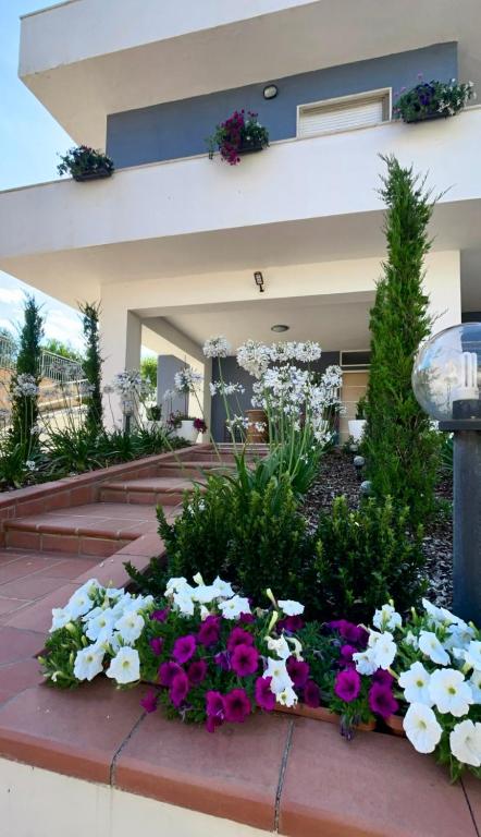 Vonkajšia záhrada v ubytovaní Villa Ettore