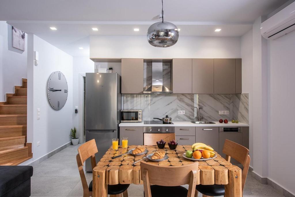 A kitchen or kitchenette at Iris Villa 1 - Archanes Crete