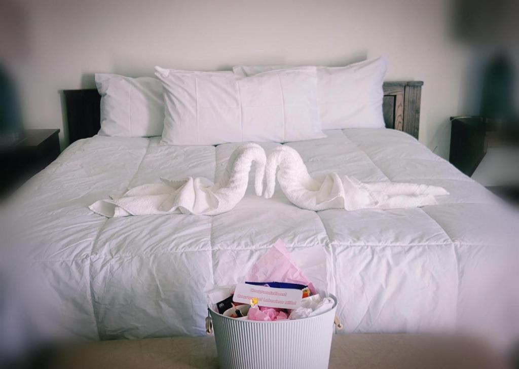 Un ou plusieurs lits dans un hébergement de l'établissement Lakeview Hills Golf & Resort