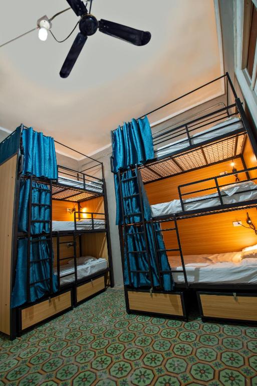 Postel nebo postele na pokoji v ubytování JEP Hostel