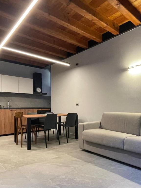 TV a/nebo společenská místnost v ubytování Palazzo Tof