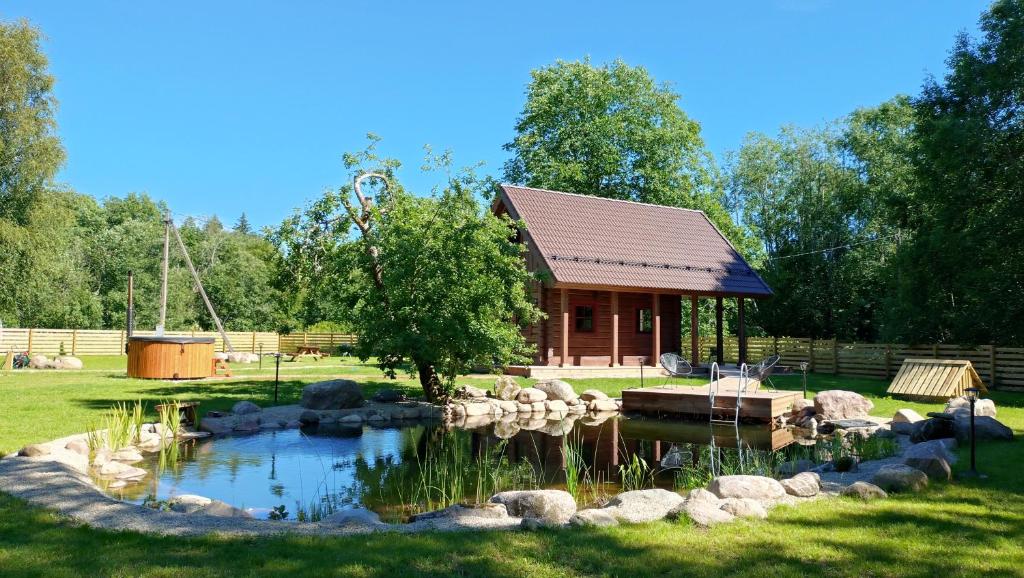 Zahrada ubytování Jäägri Saunamaja
