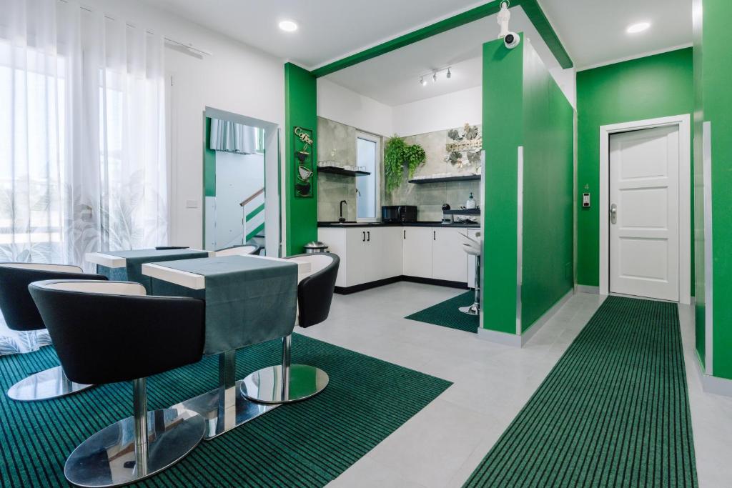 Kuchyň nebo kuchyňský kout v ubytování B&B Insonnyroom