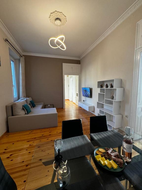 Posezení v ubytování Gegekos Apartment