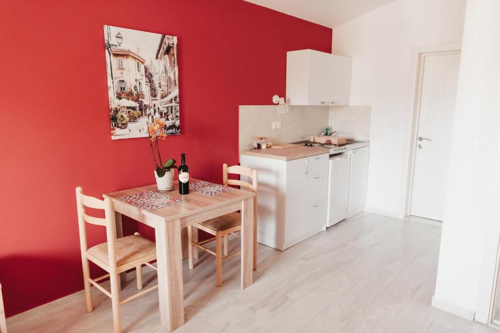 Kuchyň nebo kuchyňský kout v ubytování Guesthouse Lole