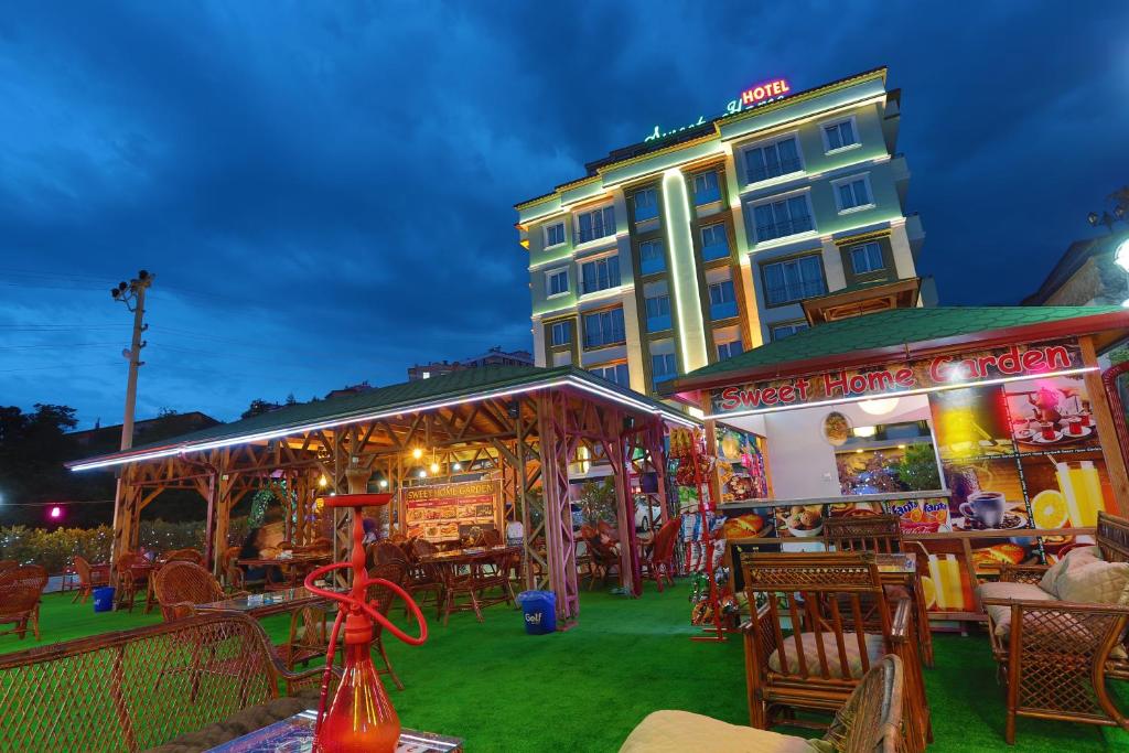 Budova, kde se aparthotel nachází