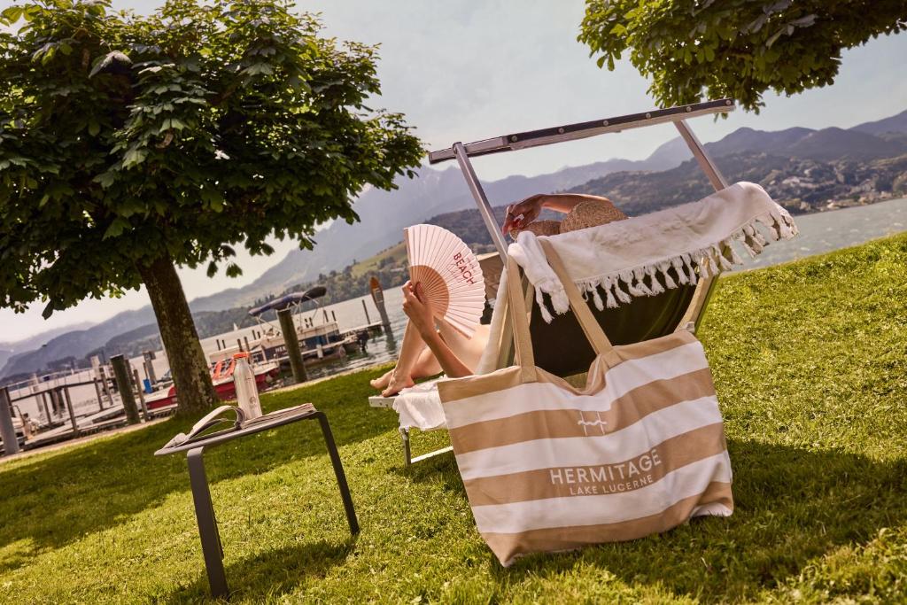 HERMITAGE Lake Lucerne - Beach Club & Lifestyle Hotel - Resim 6