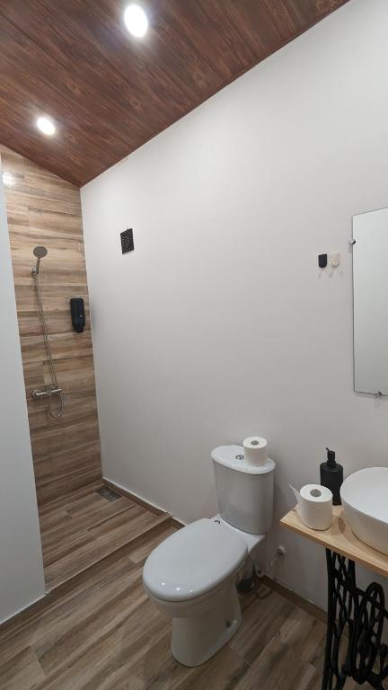 Koupelna v ubytování Hotel Arevi Gosh