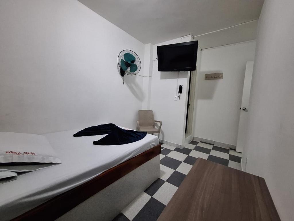 TV a/nebo společenská místnost v ubytování Hotel Playa Sur