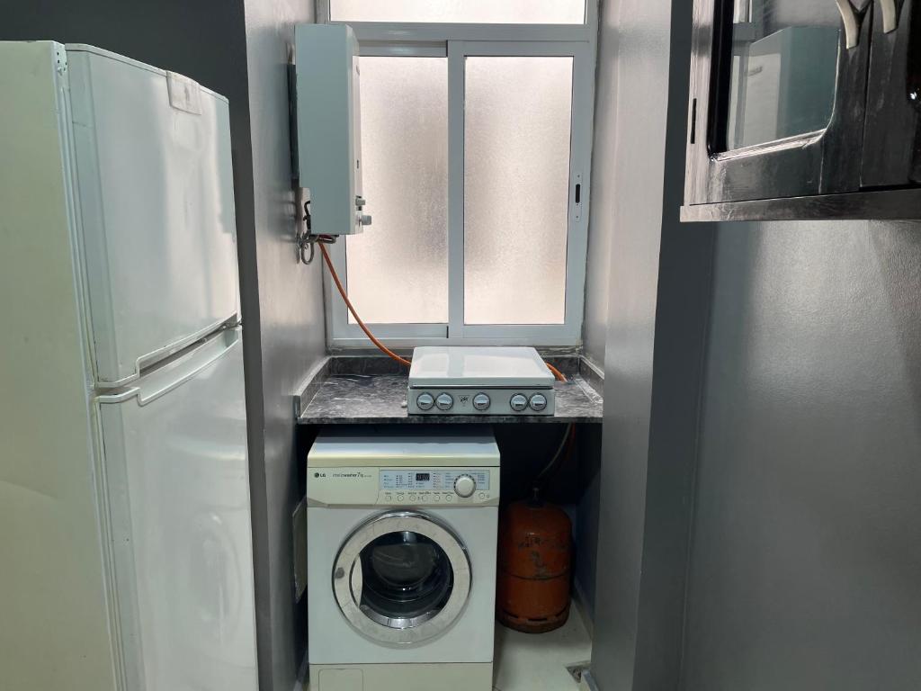 Kuchyň nebo kuchyňský kout v ubytování Martil apartment Fadaat Asaada
