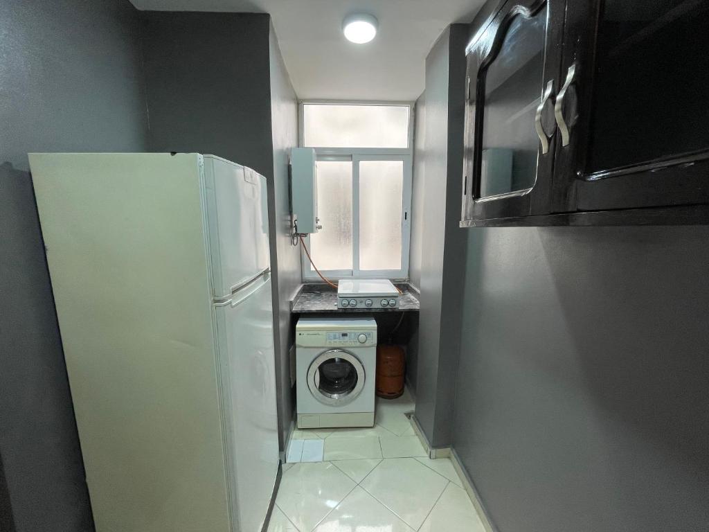 Kuchyň nebo kuchyňský kout v ubytování Martil apartment Fadaat Asaada