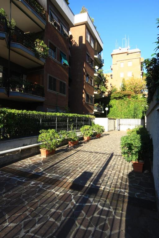 The building in which a panziókat is located