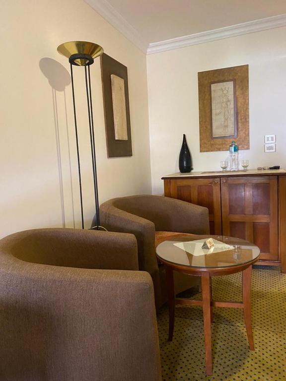 Posezení v ubytování Bianchi Hotel
