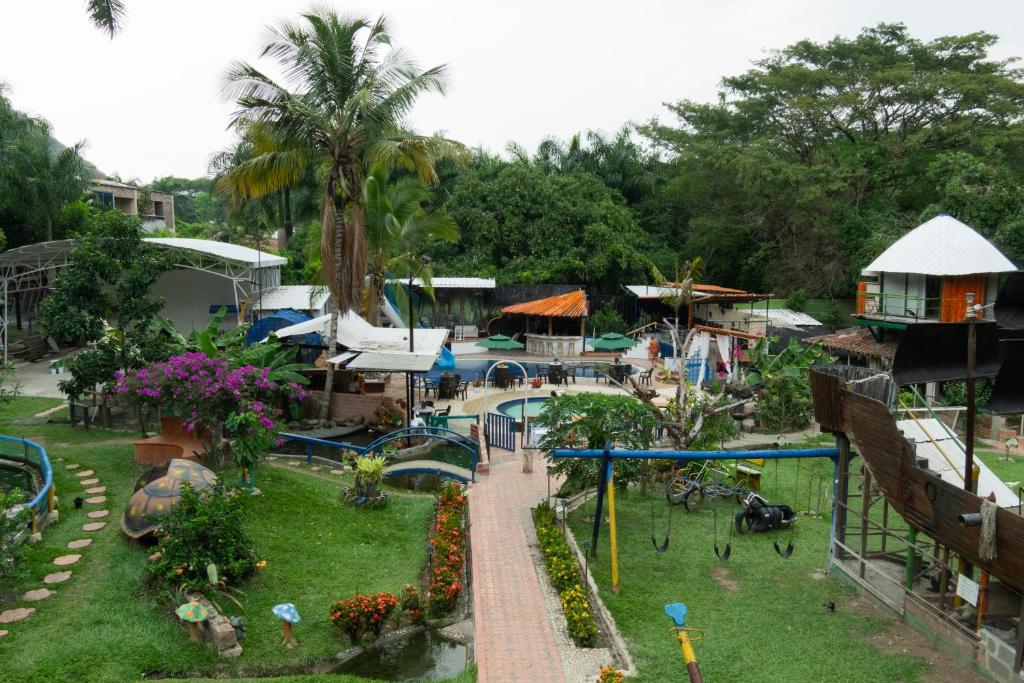 Zahrada ubytování Eco Hotel El Acuario