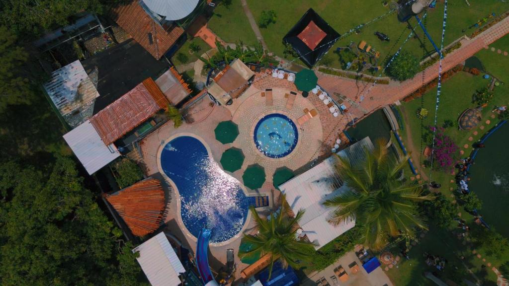 Bazén v ubytování Eco Hotel El Acuario nebo v jeho okolí