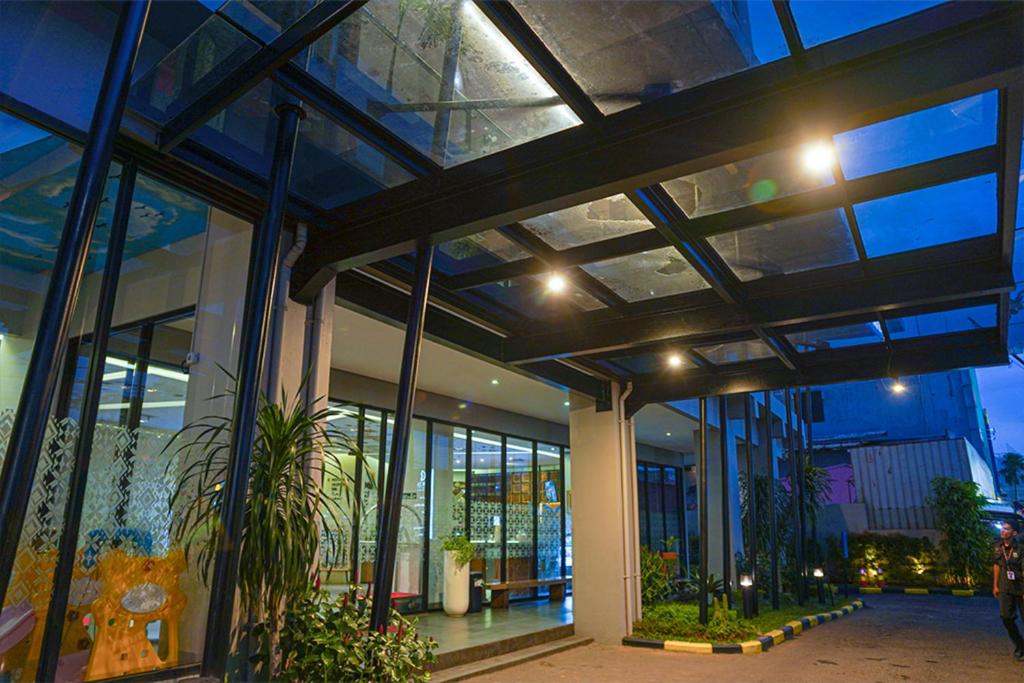 Budova, kde se hotel nachází