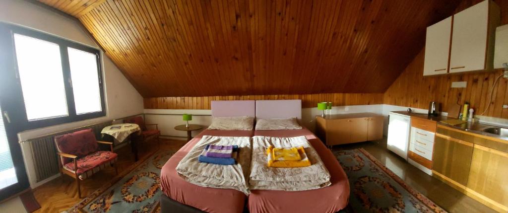 Kuchyň nebo kuchyňský kout v ubytování Accommodation Konak