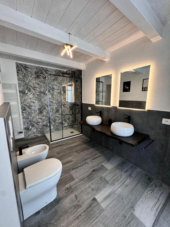 Koupelna v ubytování Agriturismo B&B La Cerasa