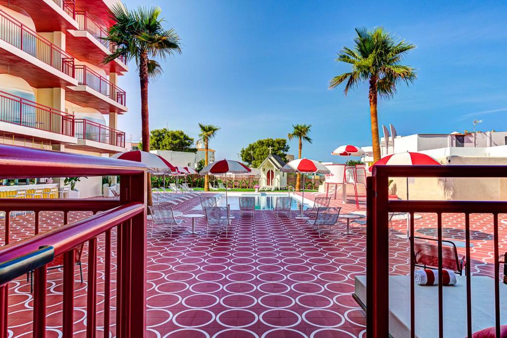 Balkón nebo terasa v ubytování Romeos Ibiza - Adults Only