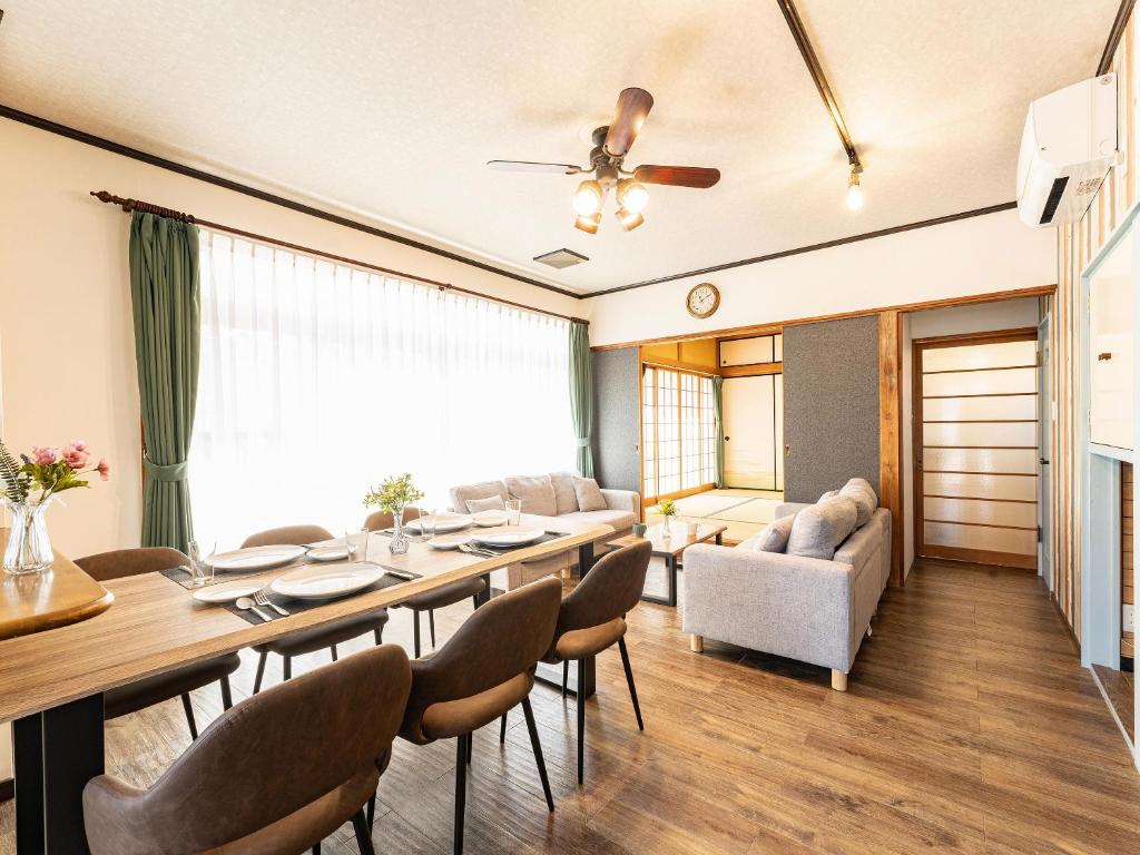 Postel nebo postele na pokoji v ubytování Ocean villa 大洗