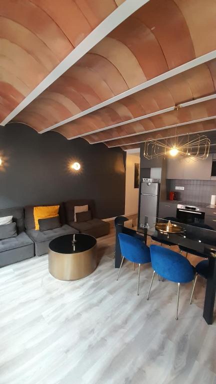 Kuchyň nebo kuchyňský kout v ubytování Barrio Gotico Apartments Escudellers