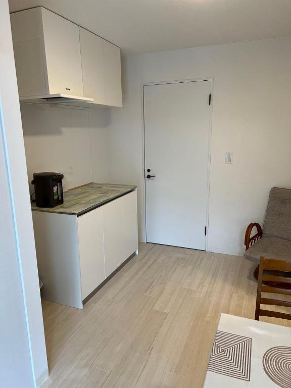 Kuchyň nebo kuchyňský kout v ubytování 熱海温泉　実の別荘