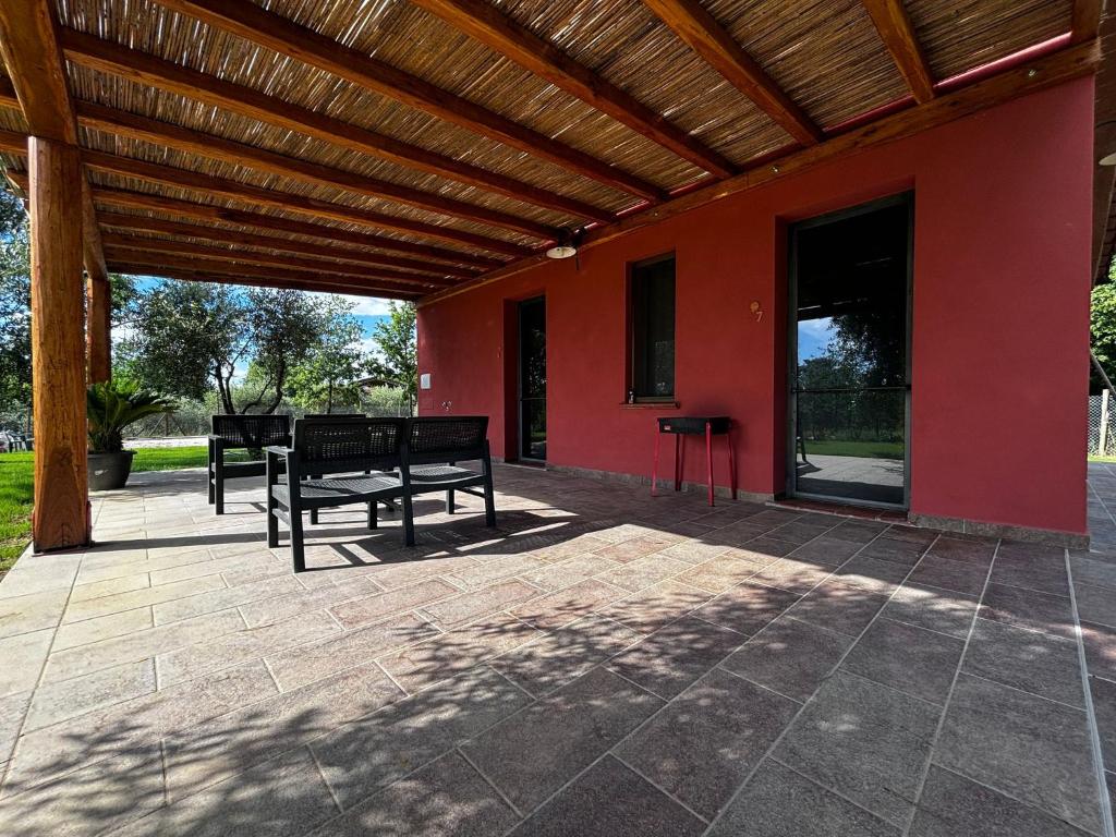 Patio nebo venkovní prostory v ubytování IL Poggio