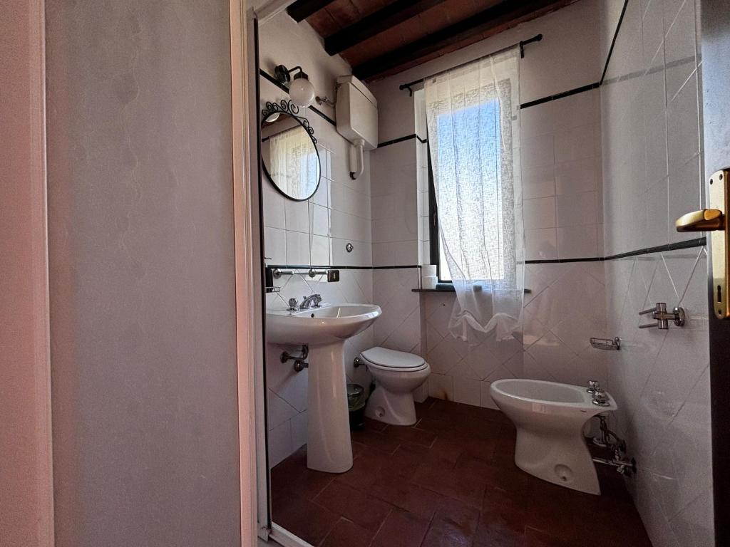 Koupelna v ubytování IL Poggio