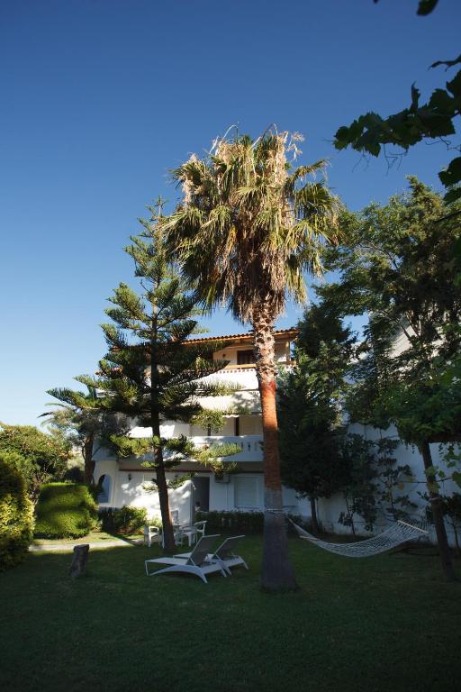 Vonkajšia záhrada v ubytovaní Castello Verde Plakias