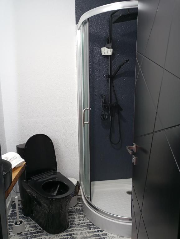 Koupelna v ubytování Borderline Accomodation