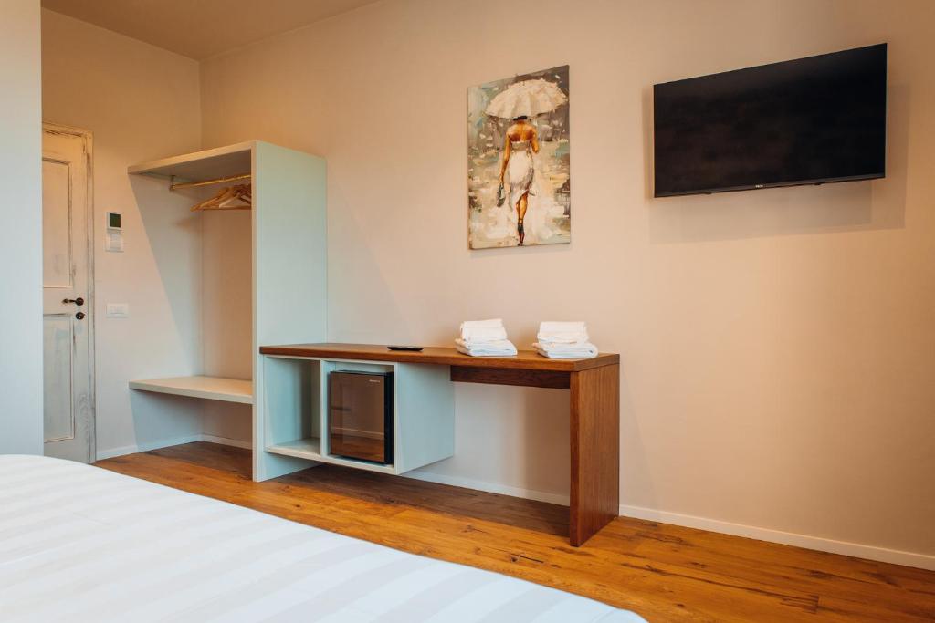 Voodi või voodid majutusasutuse Agriturismo Molinella toas
