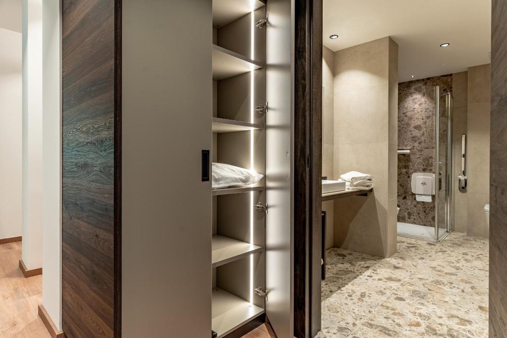 Koupelna v ubytování Hotel Ariston