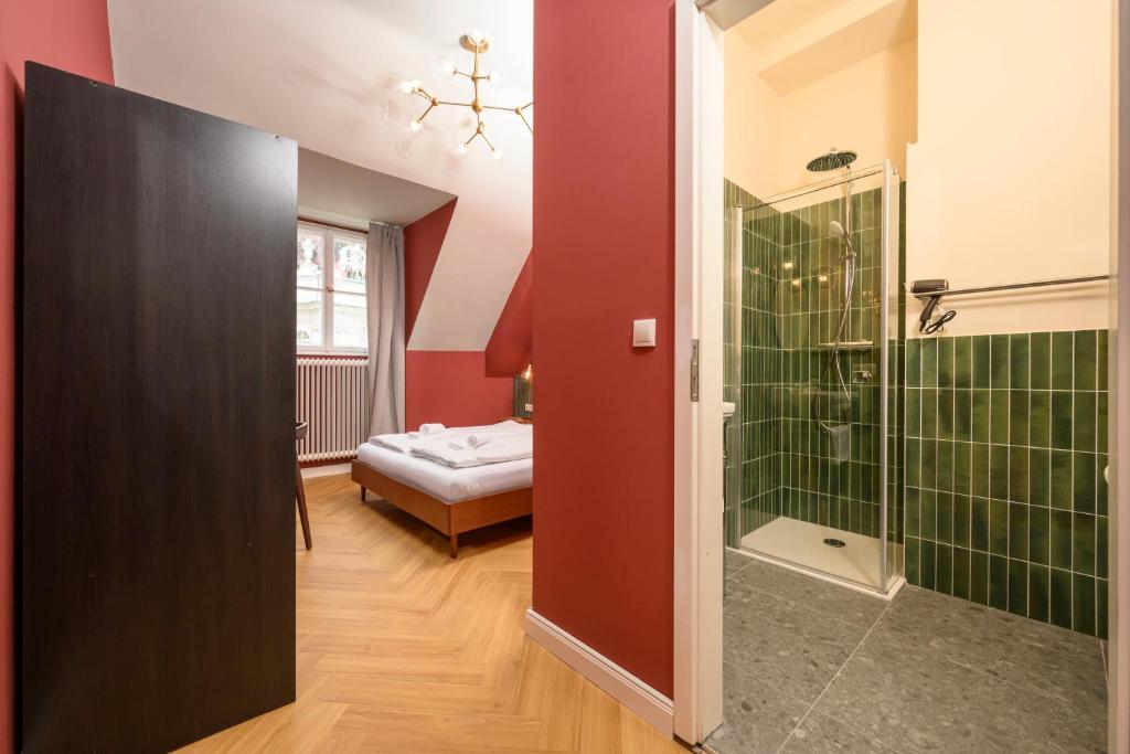 Kúpeľňa v ubytovaní Palais Palffy Suits