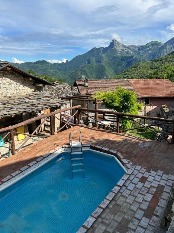 Nespecifikovaný výhled na hory nebo výhled na hory při pohledu z bed and breakfast