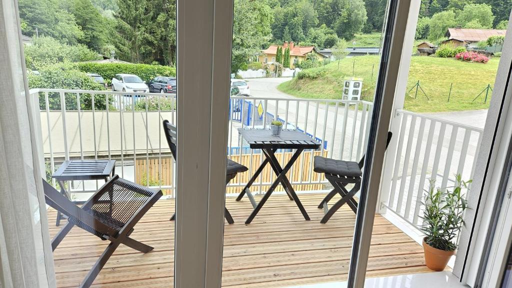 Balkón nebo terasa v ubytování "Casa Antonio" 3 Gehminuten Strandbad Sekirn, inkl Seezugang