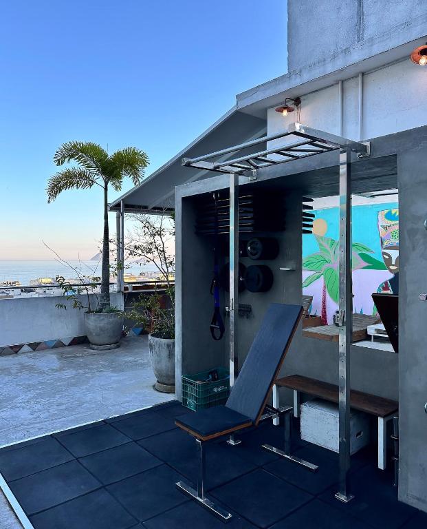 Aquarela do Lemeにあるテレビまたはエンターテインメントセンター