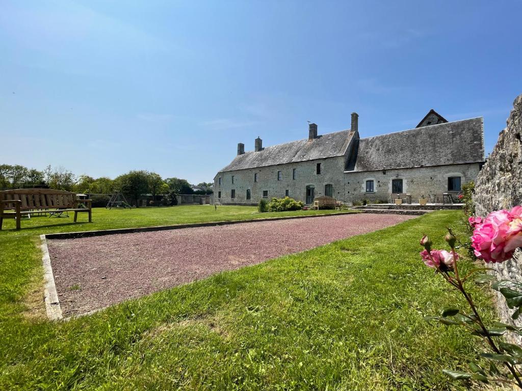 Vonkajšia záhrada v ubytovaní La Ferme Delaunay