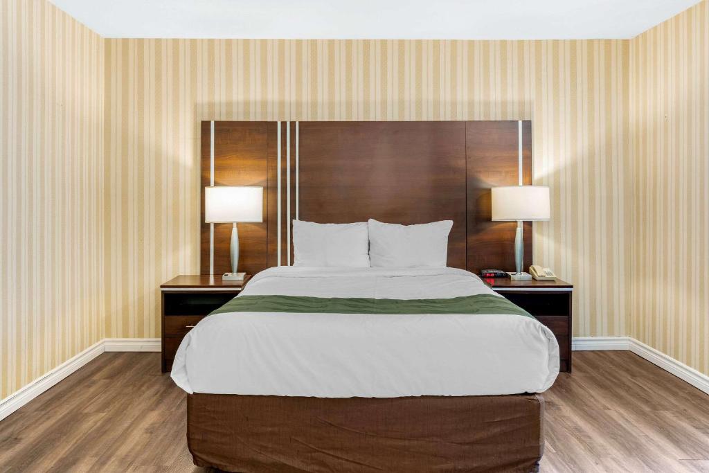 Postel nebo postele na pokoji v ubytování Quality Hotel & Suites